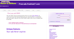 Desktop Screenshot of free-ads.freehost7.com