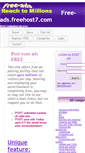Mobile Screenshot of free-ads.freehost7.com